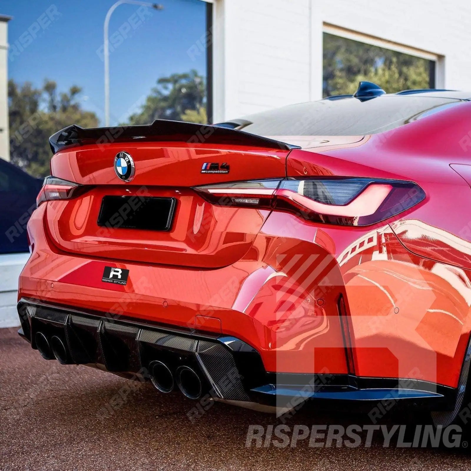 Carbon Look PSM Style Duck Tail Spoiler For BMW 4 Series G22 2-Door G82 M4 -