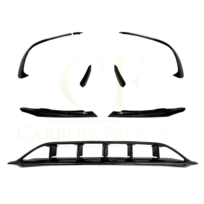 AMG Gloss Black Canards Winglets Splitter (7 Pieces) for Mercedes Benz W176 A Class 16-18