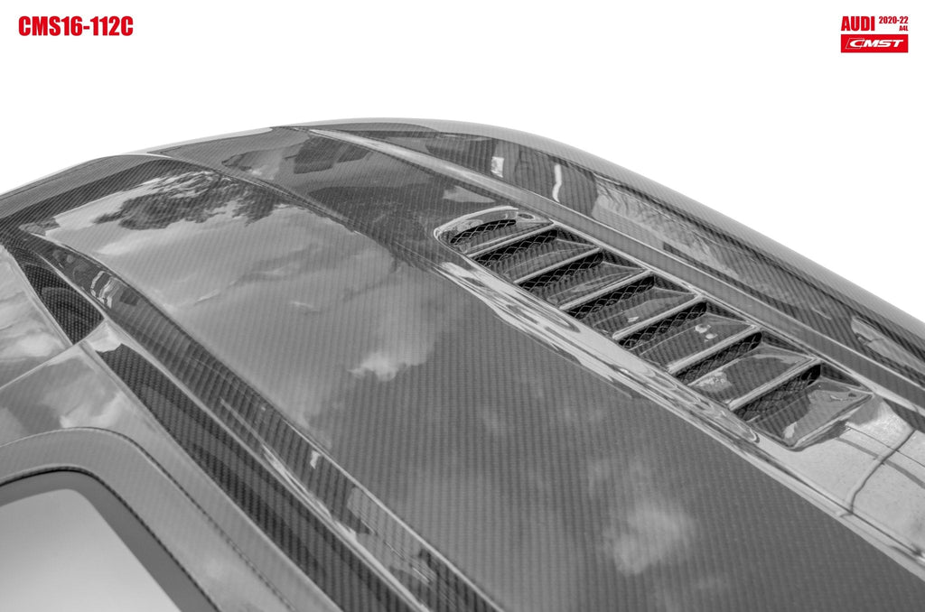 CMST - AUDI A4 S LINE / S4 B9 B9.5 CARBON FIBRE TRANSPARENT HOOD / BONNET