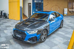 CMST - AUDI A4 S LINE / S4 B9.5 CARBON FIBRE FRONT BUMPER CANARDS