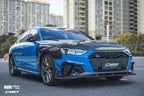 CMST - AUDI A4 S LINE / S4 B9.5 CARBON FIBRE FRONT BUMPER CANARDS