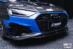 CMST - AUDI A4 S LINE / S4 B9.5 CARBON FIBRE FRONT BUMPER CANARDS