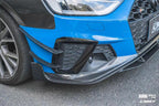 CMST - AUDI A4 S LINE / S4 B9.5 CARBON FIBRE FRONT BUMPER CANARDS
