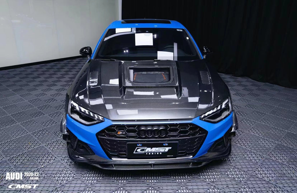 CMST - AUDI A4 S LINE / S4 B9.5 CARBON FIBRE FRONT LIP SPLITTER