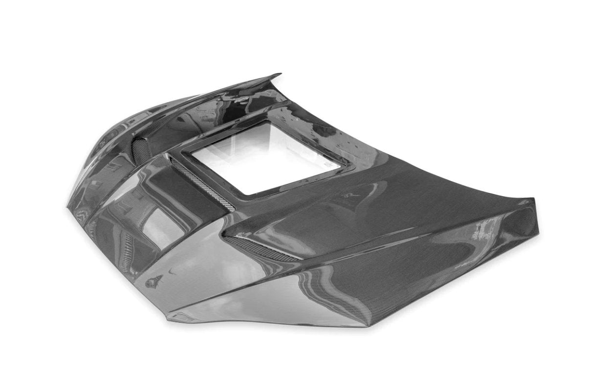 CMST - AUDI A5 S5 RS5 B9 B9.5 CARBON FIBRE TRANSPARENT BONNET HOOD V2