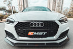 CMST - AUDI A5 S5 RS5 B9 CARBON FIBRE FRONT LIP SPLITTER