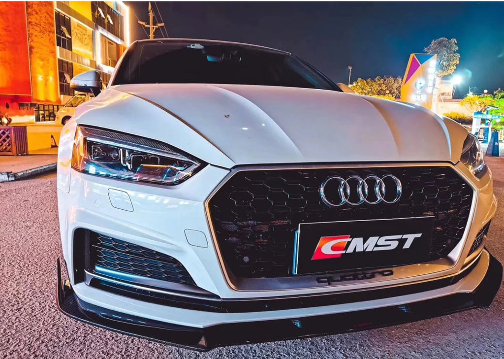 CMST - AUDI A5 S5 RS5 B9 CARBON FIBRE FRONT LIP SPLITTER
