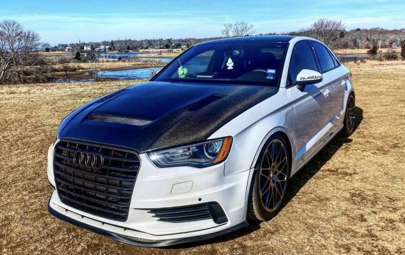 CMST - AUDI RS3 S3 A3 8V CARBON FIBRE BONNET HOOD V2