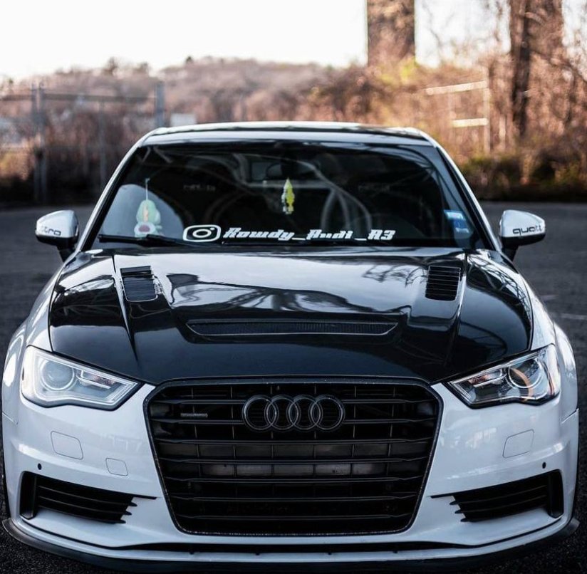 CMST - AUDI RS3 S3 A3 8V CARBON FIBRE BONNET HOOD V2