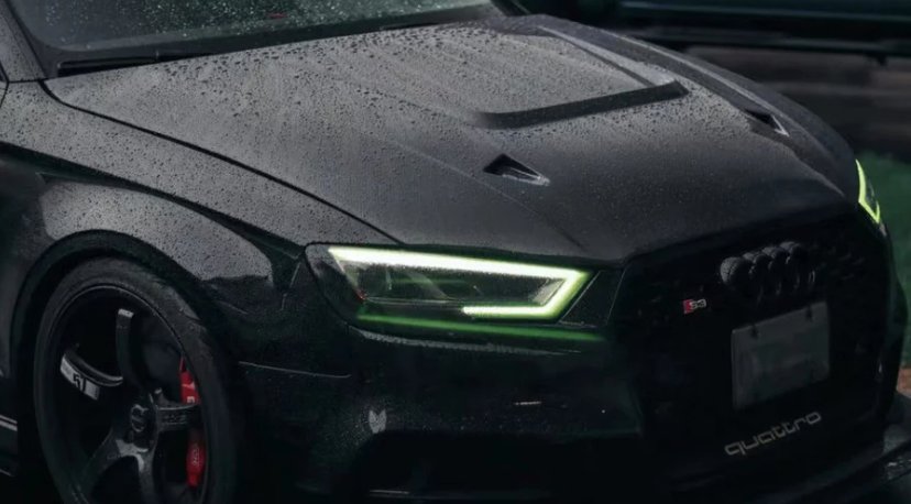 CMST - AUDI RS3 S3 A3 8V CARBON FIBRE BONNET HOOD V4