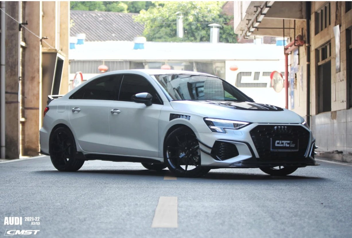 CMST - AUDI A3 S3 8Y CARBON FIBRE FRONT CANARDS