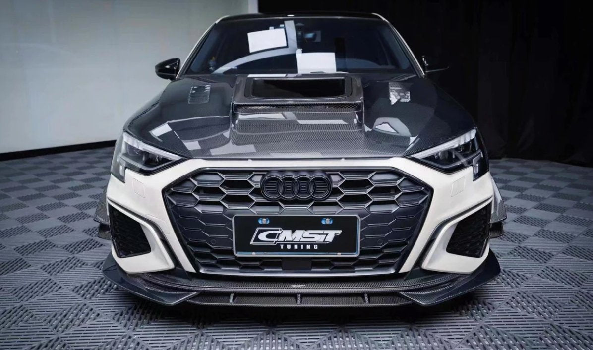 CMST - AUDI A3 S3 8Y CARBON FIBRE FRONT CANARDS