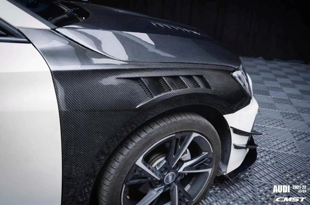 CMST - AUDI A3 S3 8Y CARBON FIBRE FRONT FENDERS