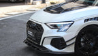 CMST - AUDI A3 S3 8Y CARBON FIBRE FRONT LIP SPLITTER