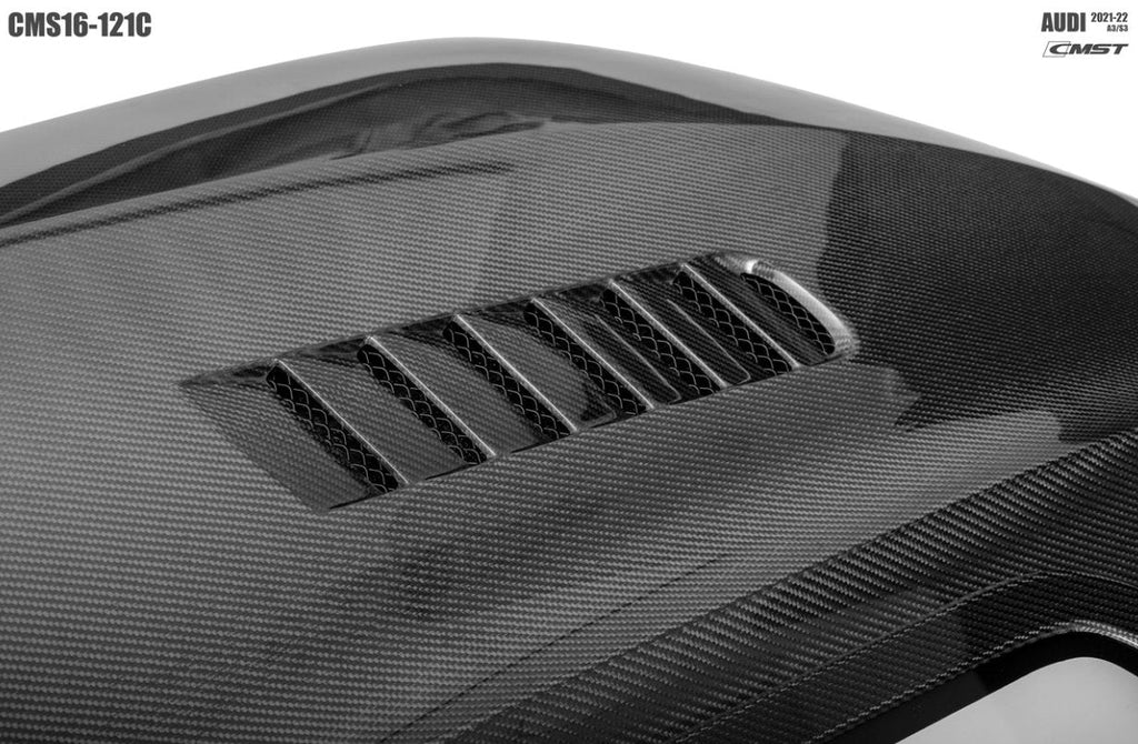 CMST - AUDI A3 S3 8Y CARBON FIBRE TRANSPARENT HOOD BONNET