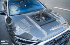 CMST - AUDI A3 S3 8Y CARBON FIBRE TRANSPARENT HOOD BONNET