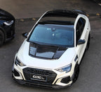 CMST - AUDI A3 S3 8Y CARBON FIBRE TRANSPARENT HOOD BONNET