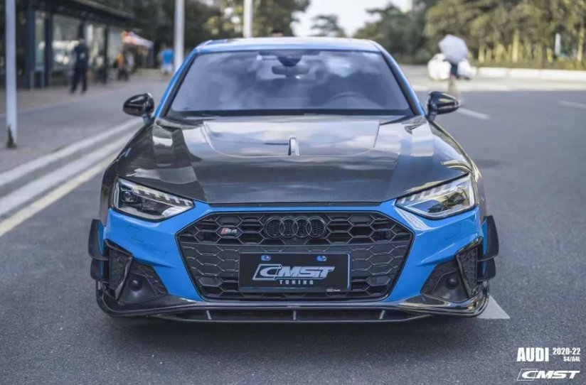 CMST - AUDI S4 & A4 S-LINE B9.5 CARBON FIBRE BONNET HOOD V2