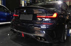 CMST - BMW 3 SERIES G20 CARBON FIBRE DIFFUSER WITH LED BRAKE LIGHT