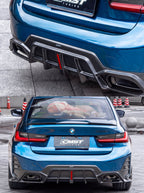 CMST - BMW 3 SERIES G20 LCI DRY CARBON FIBRE REAR DIFFUSER