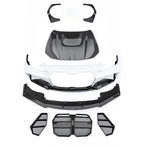 CMST - BMW 4 SERIES G22 FRP/ CARBON FIBER FRONT BUMPER AND HOOD BONNET CONVERSION UPGRADE KIT