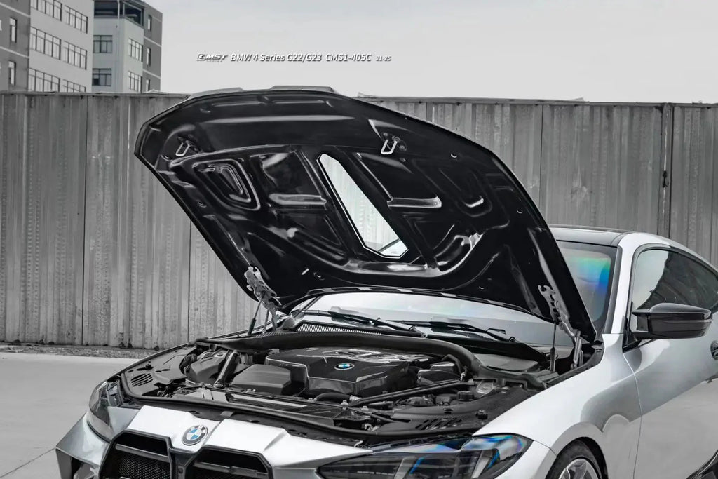 CMST - BMW 4 SERIES G22 FRP/ CARBON FIBER FRONT BUMPER AND HOOD BONNET CONVERSION UPGRADE KIT