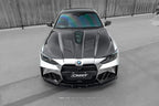 CMST - BMW 4 SERIES G22 FRP/ CARBON FIBER FRONT BUMPER AND HOOD BONNET CONVERSION UPGRADE KIT