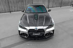 CMST - BMW 4 SERIES G22 FRP/ CARBON FIBER FRONT BUMPER AND HOOD BONNET CONVERSION UPGRADE KIT