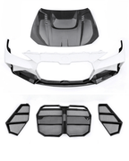 CMST - BMW 4 SERIES G22 FRP/ CARBON FIBER FRONT BUMPER AND HOOD BONNET CONVERSION UPGRADE KIT