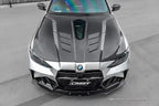 CMST - BMW 4 SERIES G22 FRP/ CARBON FIBER FRONT BUMPER AND HOOD BONNET CONVERSION UPGRADE KIT