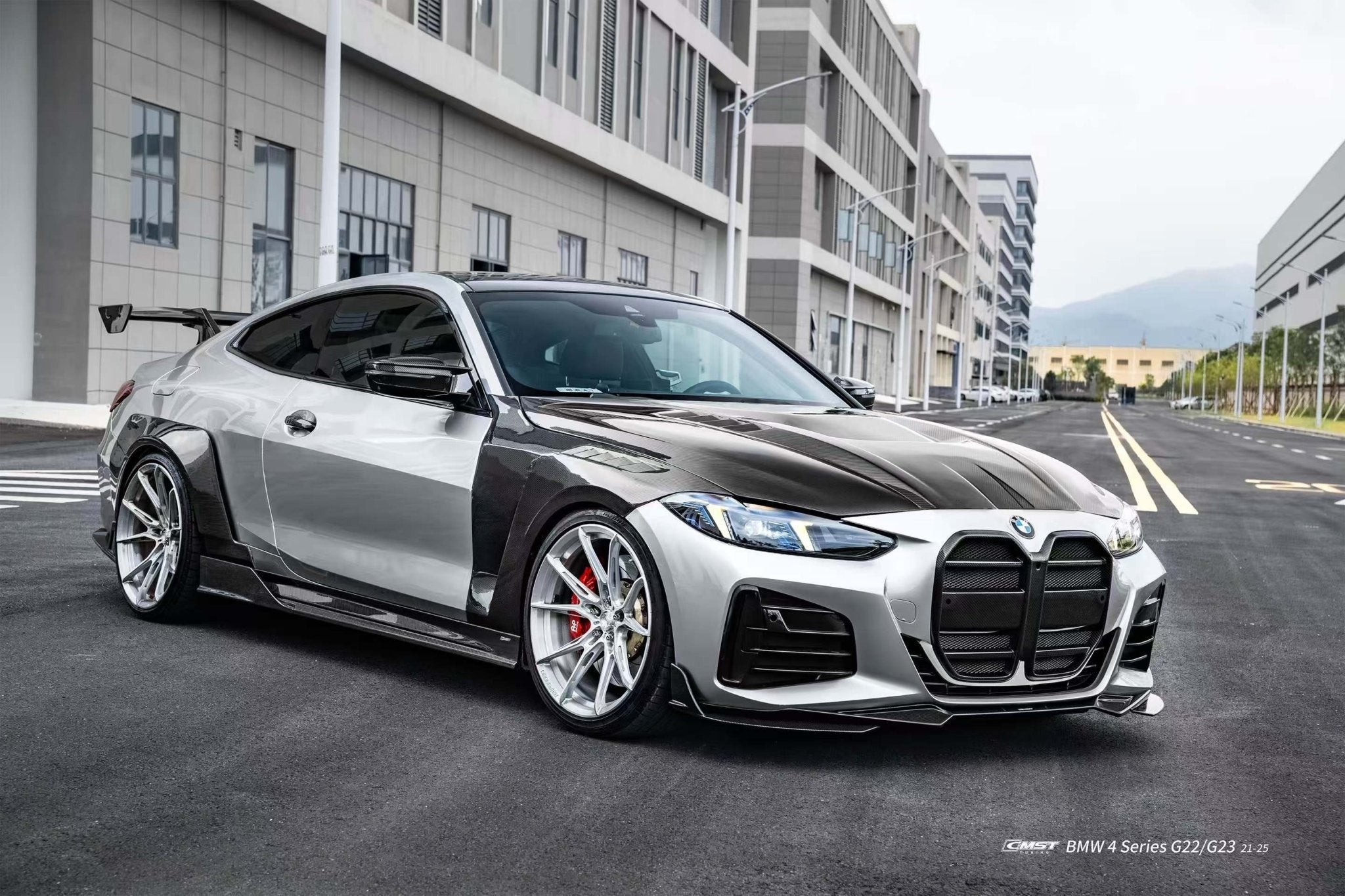 CMST - BMW 4 SERIES G22 / G23 DRY CARBON FRONT MESH GRILLE