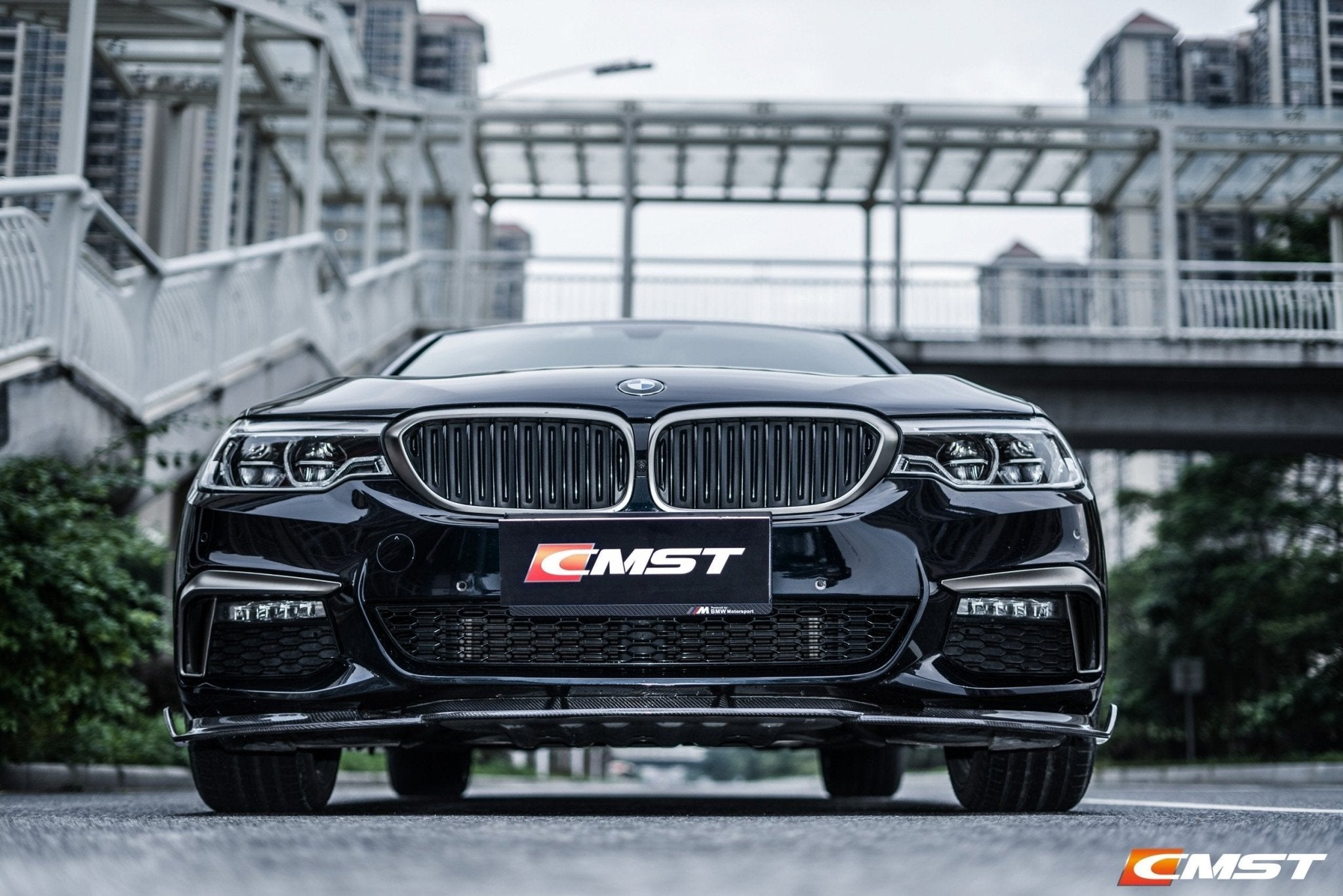CMST - BMW 5 SERIES G30 PRE LCI CARBON FIBRE FRONT CANARDS