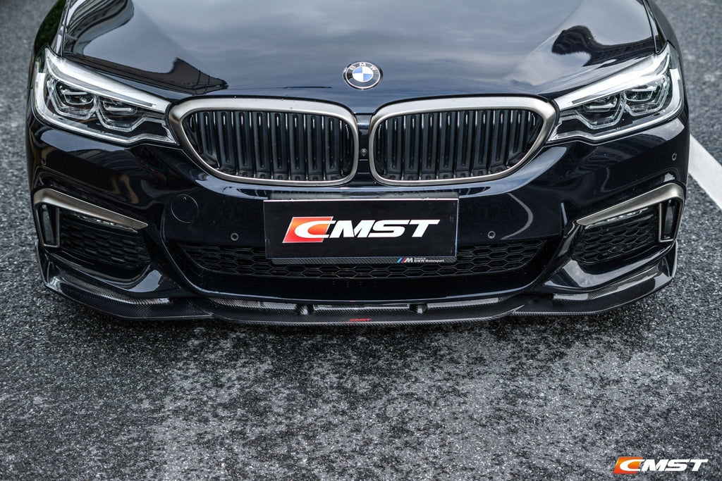 CMST - BMW 5 SERIES G30 PRE LCI CARBON FIBRE FRONT CANARDS