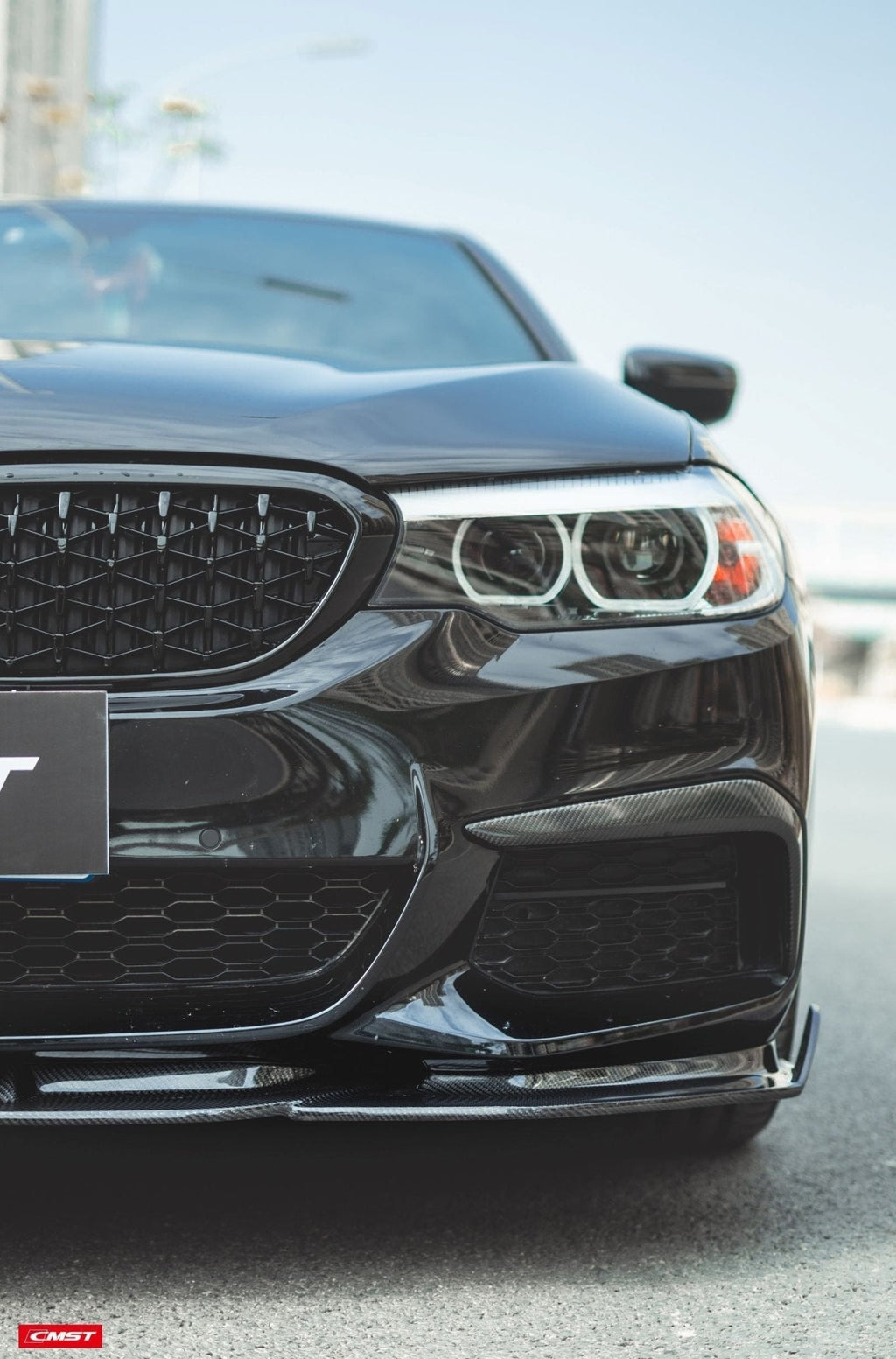 CMST - BMW 5 SERIES G30 PRE LCI CARBON FIBRE FRONT CANARDS