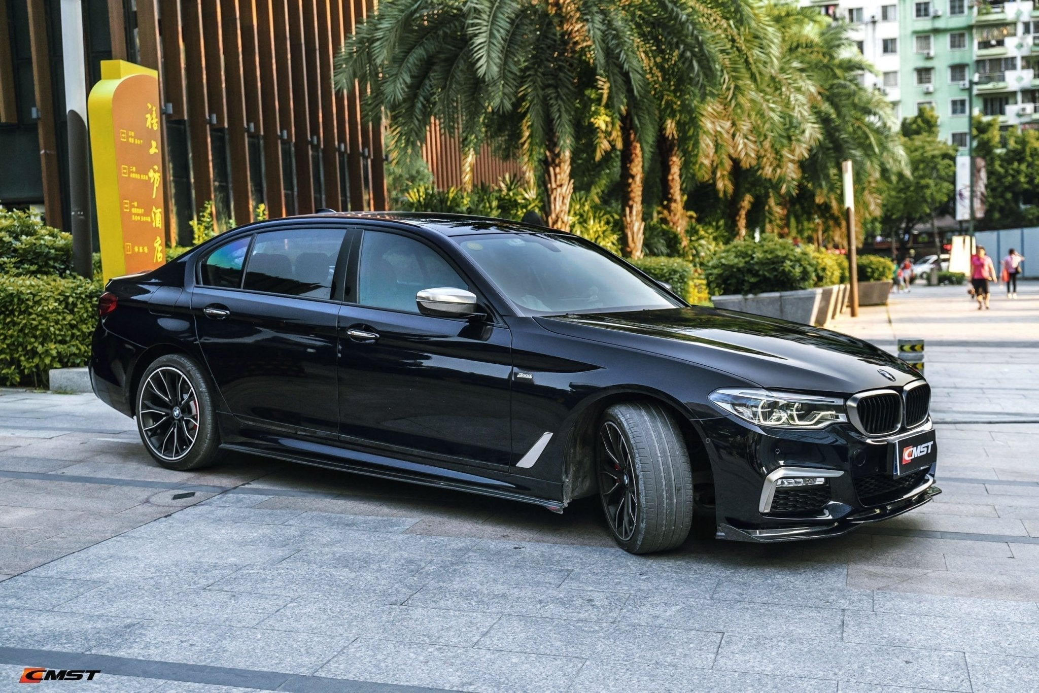 CMST - BMW 5 SERIES G30 PRE LCI CARBON FIBRE FRONT CANARDS