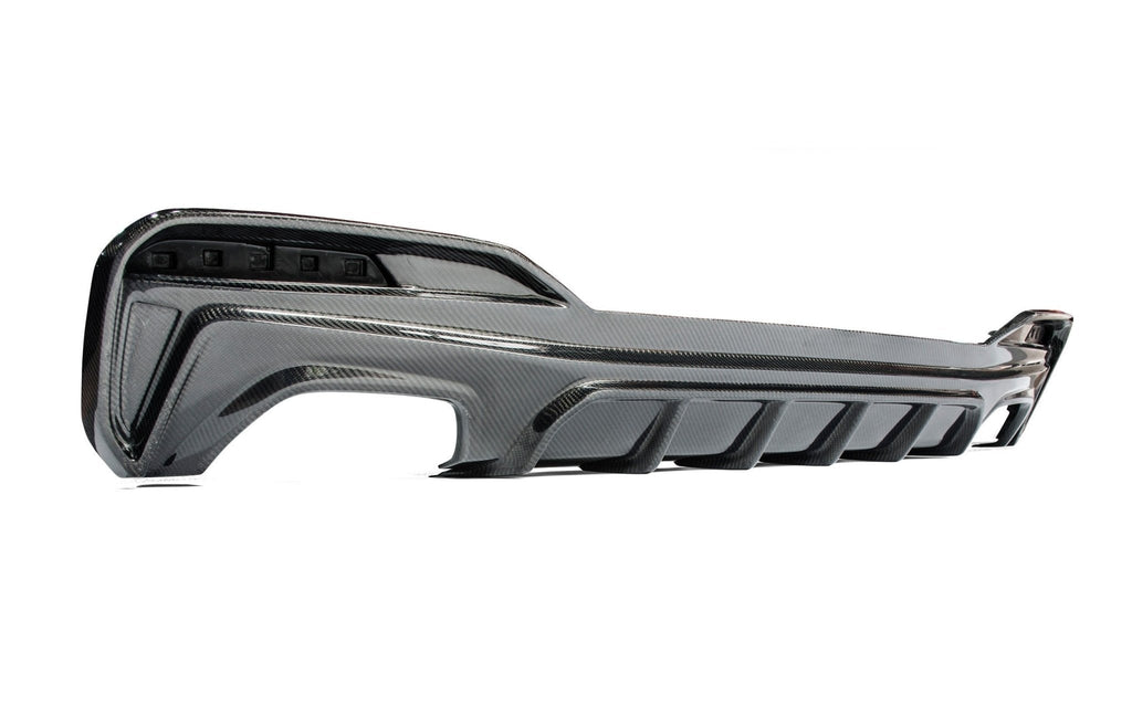 CMST - BMW 5 SERIES G30 PRE LCI CARBON FIBRE REAR DIFFUSER