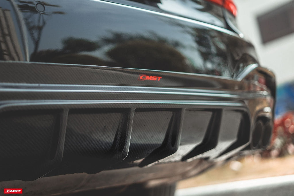 CMST - BMW 5 SERIES G30 PRE LCI CARBON FIBRE REAR DIFFUSER