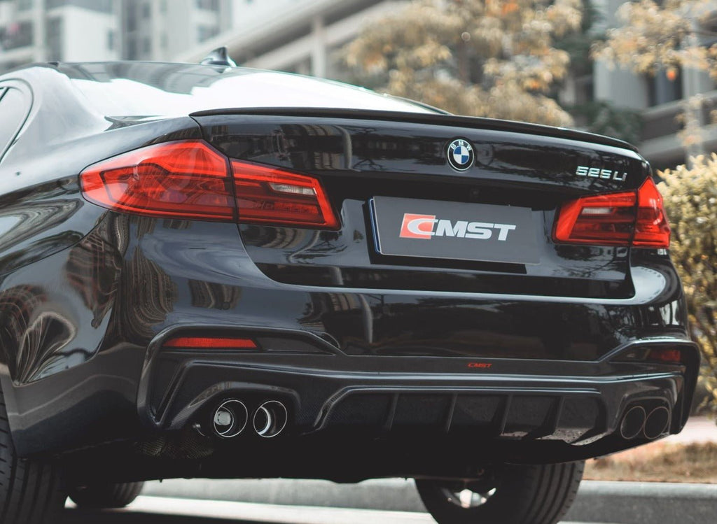 CMST - BMW 5 SERIES G30 PRE LCI CARBON FIBRE REAR DIFFUSER