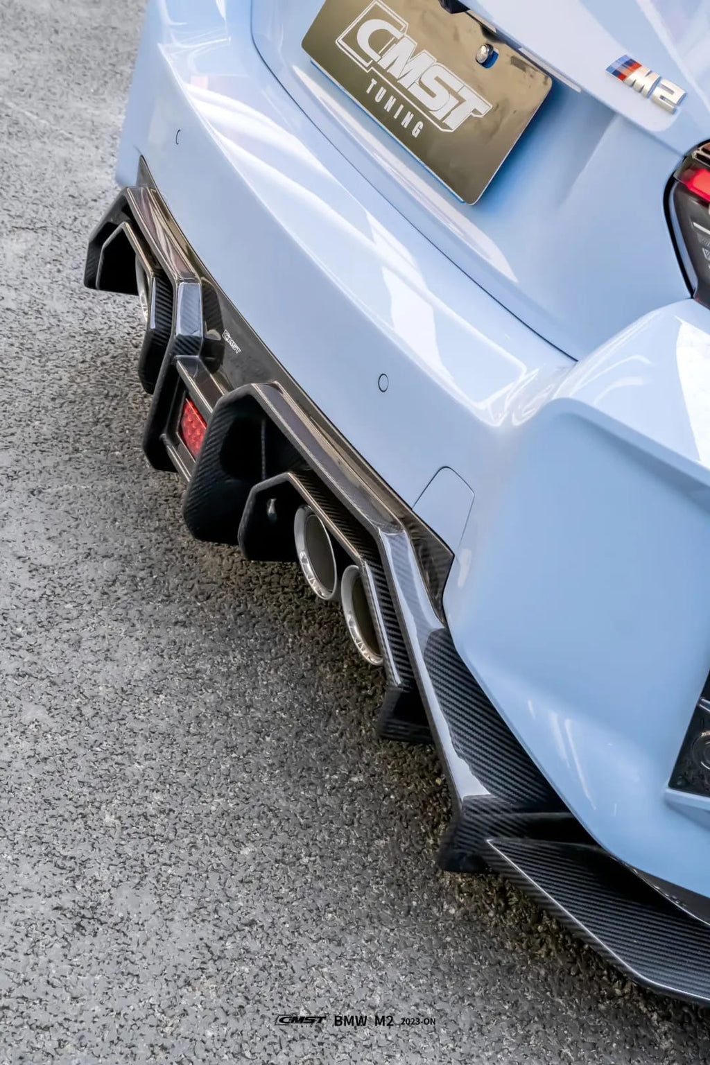 CMST - BMW M2 G87 CARBON FIBRE LED REAR DIFFUSER 2023+