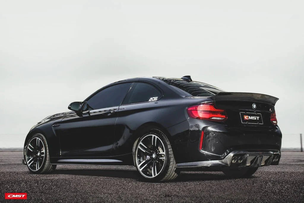 CMST - BMW M2 / M2C F87 CARBON FIBRE LED REAR DIFFUSER