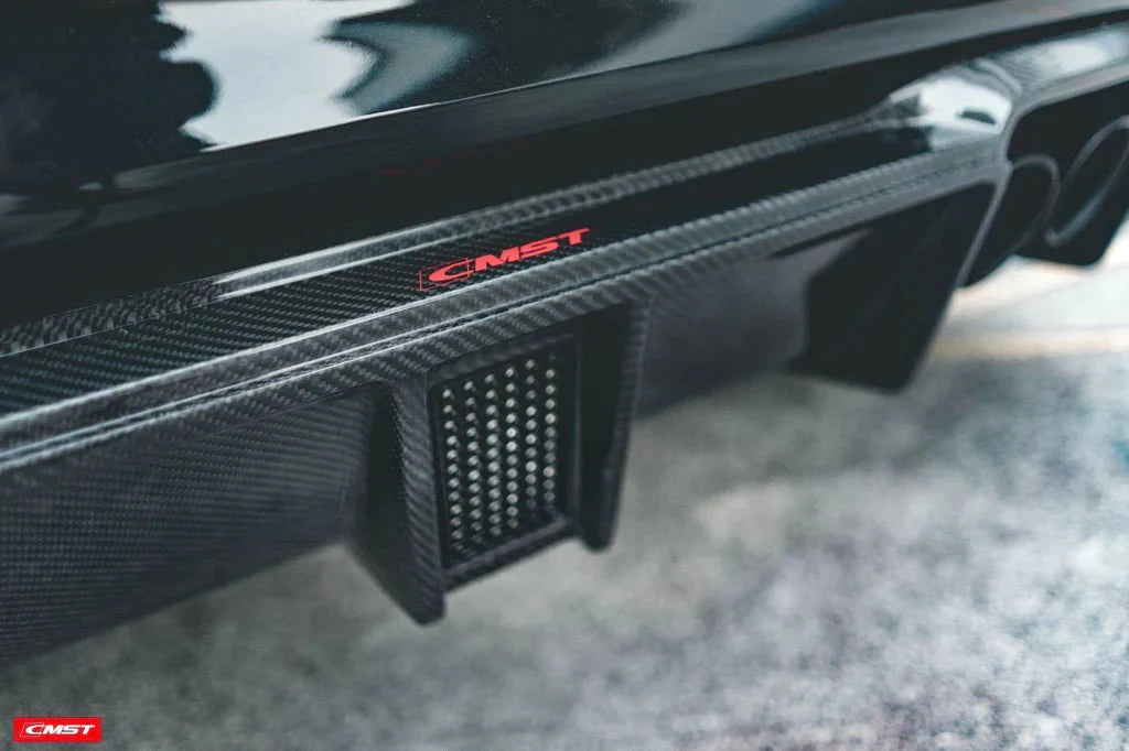CMST - BMW M2 / M2C F87 CARBON FIBRE LED REAR DIFFUSER