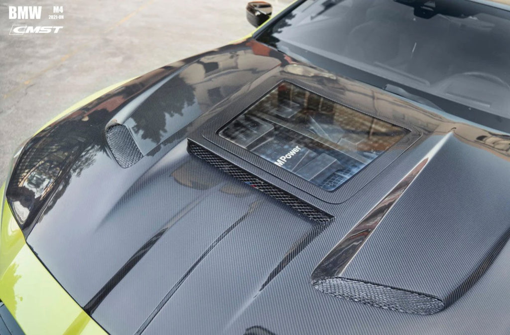 CMST - BMW M3 G80 / M4 G82 G83 CARBON FIBRE TRANSPARENT BONNET HOOD