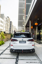 CMST - BMW X5 G05 LCI DRY CARBON FIBRE LED REAR DIFFUSER