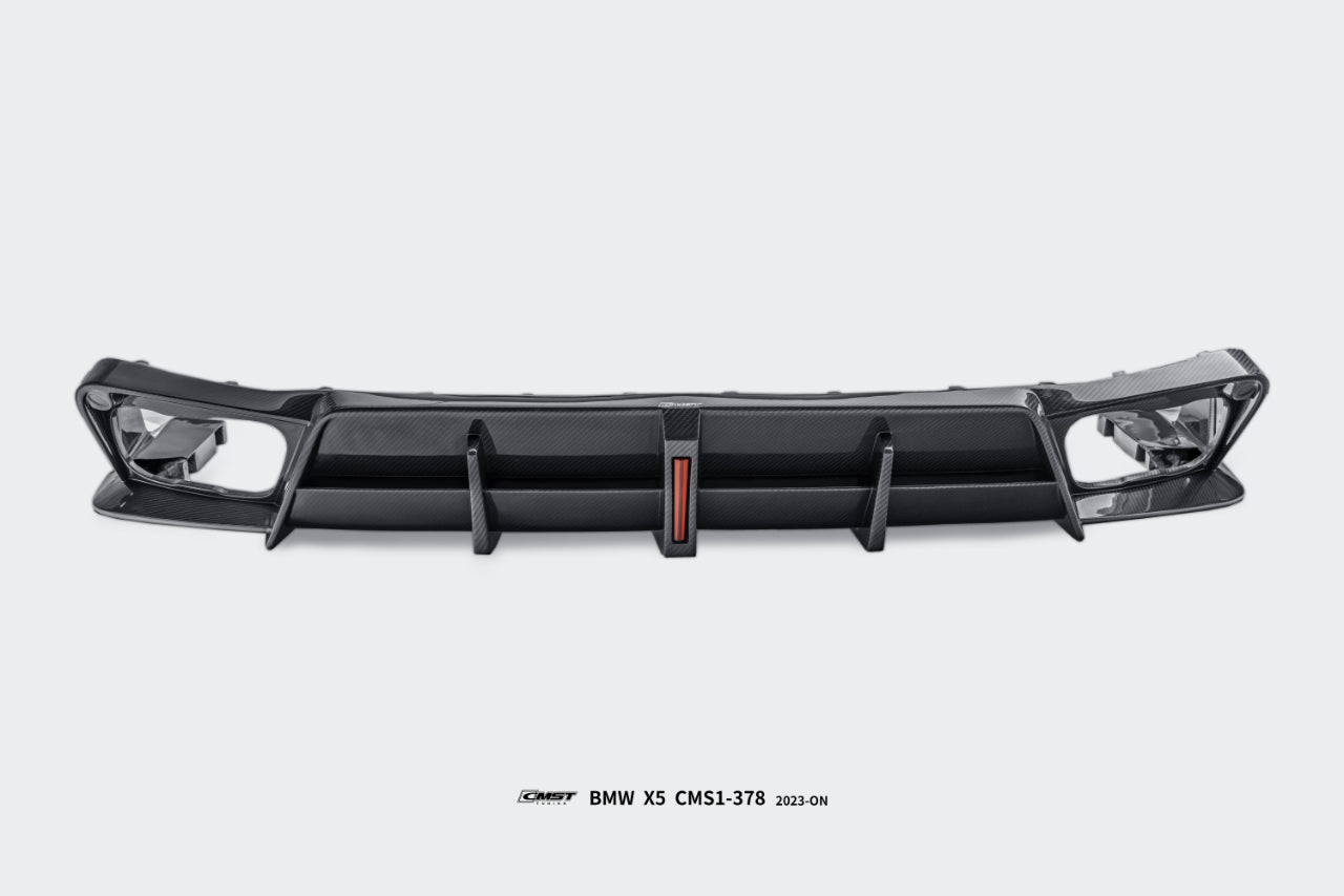 CMST - BMW X5 G05 LCI DRY CARBON FIBRE LED REAR DIFFUSER