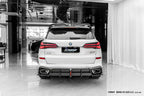 CMST - BMW X5 G05 LCI DRY CARBON FIBRE LED REAR DIFFUSER