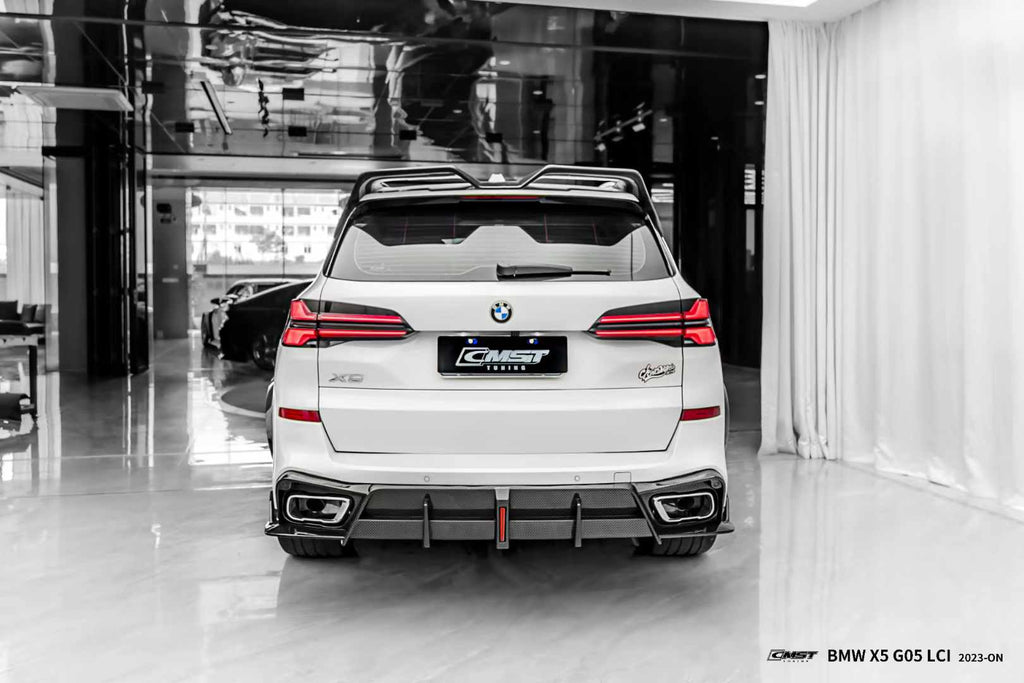 CMST - BMW X5 G05 LCI DRY CARBON FIBRE REAR SPOILER