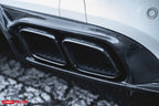 CMST - MERCEDES BENZ C CLASS COUPE W205 CARBON FIBRE REAR DIFFUSER