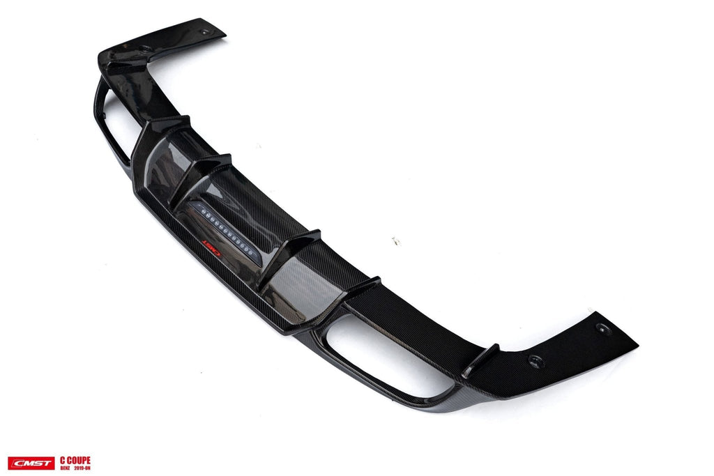 CMST - MERCEDES BENZ C CLASS COUPE W205 CARBON FIBRE REAR DIFFUSER