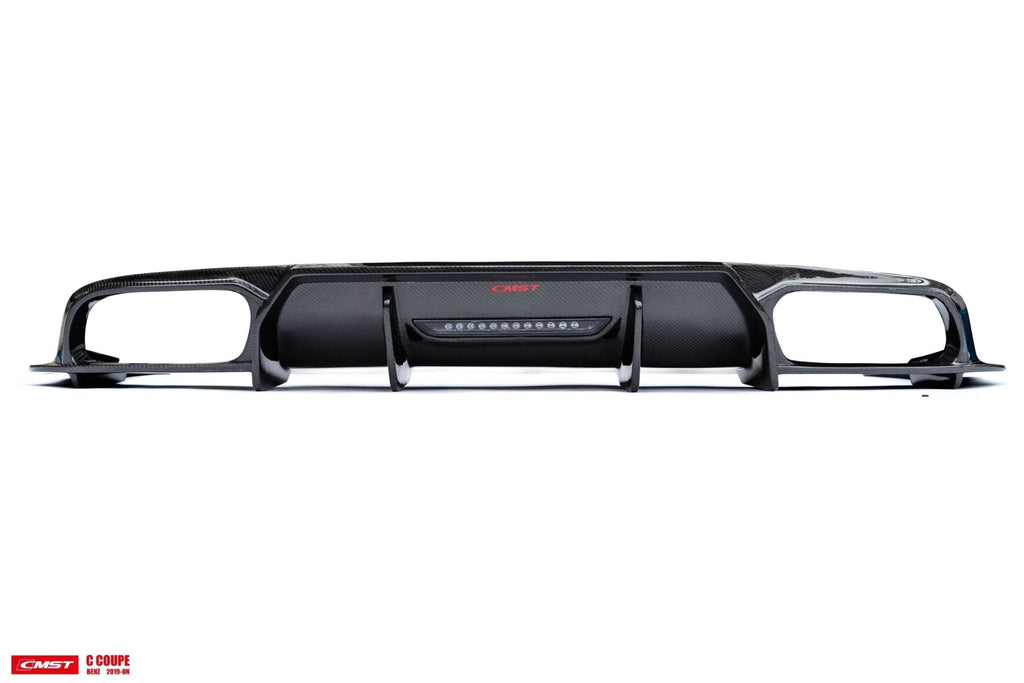 CMST - MERCEDES BENZ C CLASS COUPE W205 CARBON FIBRE REAR DIFFUSER