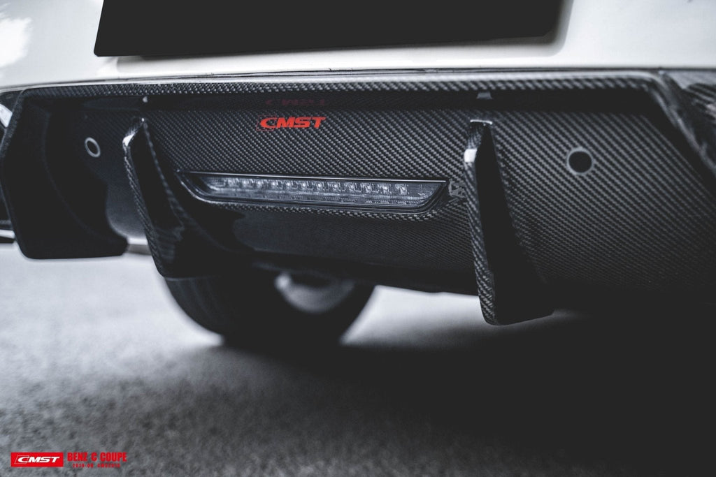 CMST - MERCEDES BENZ C CLASS COUPE W205 CARBON FIBRE REAR DIFFUSER